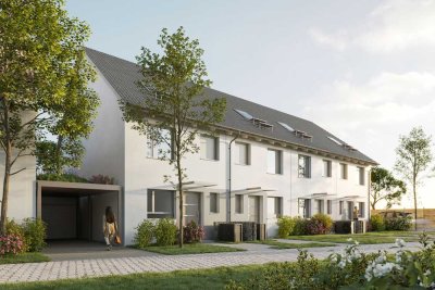 Neubau Reihenhaus im alten Ortskern von Mainz Kostheim - Carport & Stellplatz inklusive!