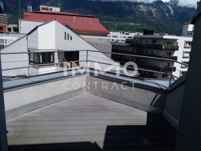Hippe Dachterrassenwohnung in Wilten: 2 Zimmerwohnung Mentlgasse 16 Top 23