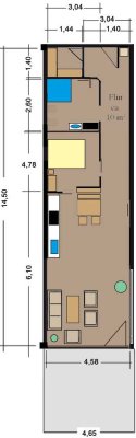 2 Raum Traumwohnung mit fantastischer Sicht und großer Terrasse