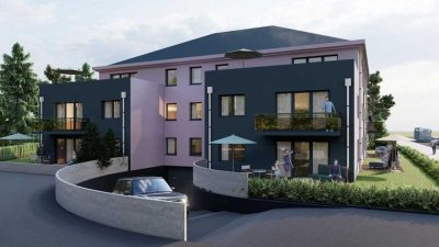 Hochwertige Neubau-Eigentumswohnungen mit Tiefgarage, Garten und Personenaufzug (3 Zimmer;108 m²)