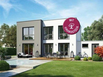 Atemberaubende Architektur, nicht nur für Designer auf knapp 1000m² Grundstück