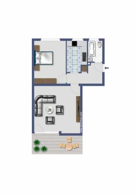 Zwei- Zimmer-Wohnung mit Balkon!!