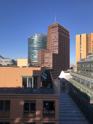 Traumhafter Ausblick! 3 Zi.-Maisonette-Wohnung mit 2 Terrassen am Potsdamer Platz!