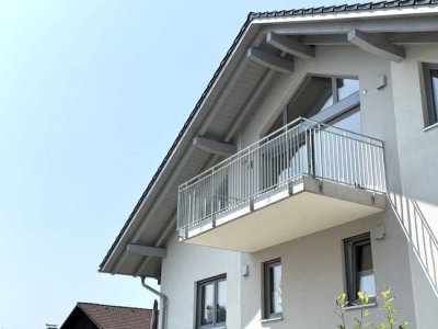 Murnau: zentrumsnah und trotzdem traumhaft ruhig - moderne Dachgeschosswohnung mit Panoramablick