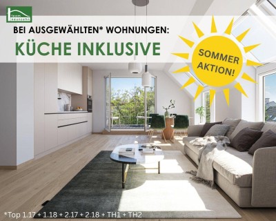 SOMMER AKTION - KÜCHE INKLUSIVE - Neubauprojekt Freihof 7–9 – Leben, wo Qualität zuhause ist