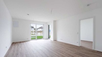 64qm Wohnung mit 30qm Terrasse u Garten, Abstellraum und TG-Stellplatz zu vermieten