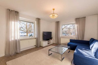 Gut geschnittene 3-Zimmer-Wohnung mit Balkon und Garten in ruhiger Lage
