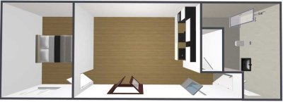 Schicke kernsanierte 2-Zimmer-Wohnung mit Balkon – KfW 55-Standard, Erstbezug ab Januar 2026