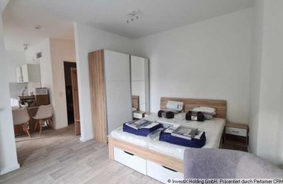 Modern möbliertes Micro-Apartment zur Dauermiete inkl. Internet & Strom