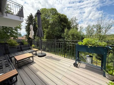 Wohnen mit Aussicht – 2-Zimmer-Neubauwohnung mit West-Balkon in Penzberg