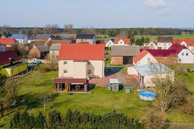 WIEDER VERFÜGBAR! Wohnduett in Grabo: Zweifamilienhaus + Einfamilienhaus mit viel Potenzial