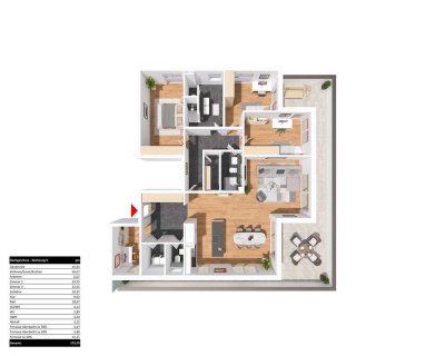 Moderne 5.5 Zimmer Penthousewohnung im Neubaugebiet