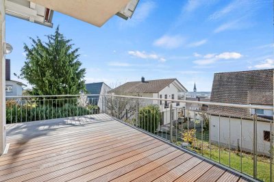 Großzügige 3,5 Zimmer-Wohnung mit Seesicht und Gartenanteil