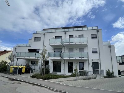 Neuwertige 1-Zimmer-Erdgeschosswohnung mit Terrasse in Schrobenhausen / Nähe Bahnhof!