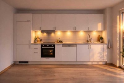 Helle 2 Zimmer Wohnung 57qm - mit Balkon - Top Lage - Neue Küche