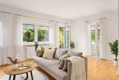 Dornach: 3 Zimmer mit traumhaften Westgarten in ruhiger Lage