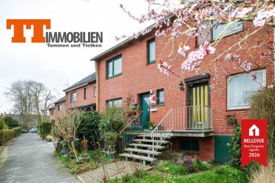 Charmantes Reihenmittelhaus mit hübscher Hochterrasse in ruhiger Lage von Wilhelmshaven-Neuengroden!