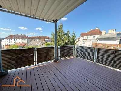 **MODERNE STADTWOHNUNG mit GROSSER TERRASSE - NÄHE STADTPARK