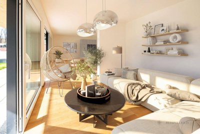 Neubau-Gartenwohnung mit Terrasse &amp; Grünfläche – Wohnen auf höchstem Niveau