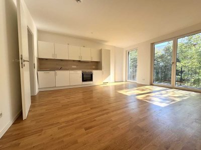 Moderne 4-Raum-Wohnung im Neubau mit EBK, Gäste-WC und 2 Balkonen