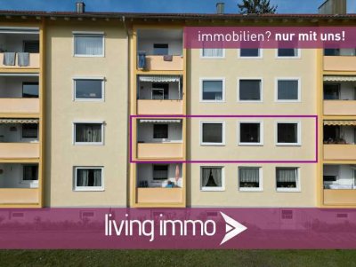 Charmante 4-Zimmer-Wohnung in Passau-Grubweg – gepflegt, sonniger Balkon - Wohnung kaufen