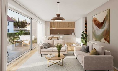 Perfekte Lage in Seenähe: 2-Zimmer-Wohnung auf 60 m²