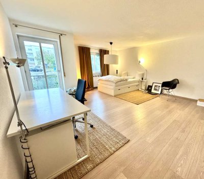 Helle 1-Zimmer Wohnung im 2. OG mit Balkon in Ulm-Eselsberg zur befristeten Miete.