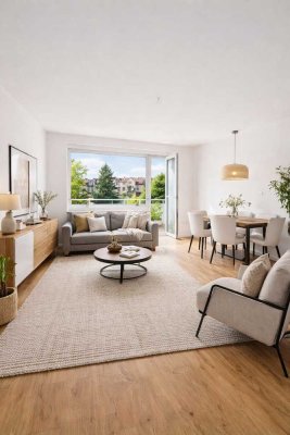 Attraktive 3-Zimmer-Wohnung mit Westbalkon in Nürnberg-Gibitzenhof