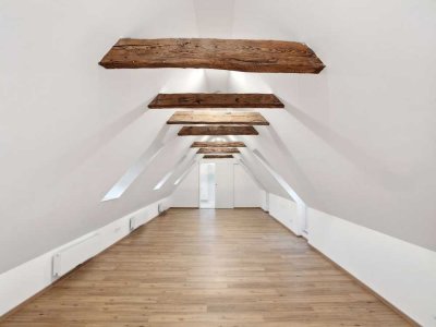 Stylische Loftwohnung mit Dachterrasse - ab 1.10.frei - in historischem Gebäude - Denkmalschutz