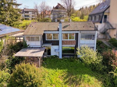Traumblick! Grundstück mit Wohnhaus & ELW in idyllischer Lage in Baden-Baden Geroldsau
