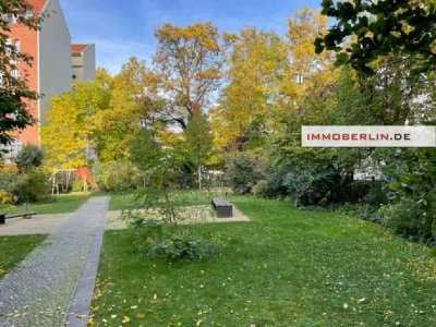 IMMOBERLIN.DE - Sehr beliebte Lage! Moderne Wohnung mit ruhiger Terrasse & Garten
