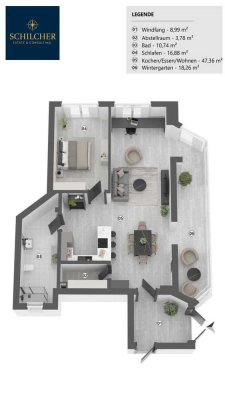 Erdgeschosswohnung barriefrei in zentraler Lage von Peißenberg