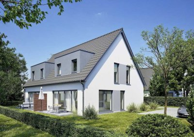 Neubau-Doppelhaushälfte (KfW 40) in Münster-Gremmendorf