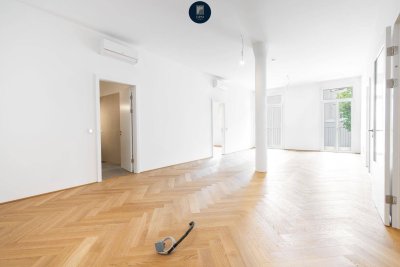 "Apostelhof" 2 Zimmer Erdgeschosswohnung mit Terrasse- modern living im Altbau auf höchstem Standard mitten im 3. Bezirk