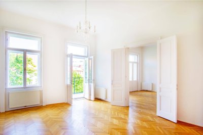 Sonnendurchflutete Altbau-Eleganz in Top-Ruhelage