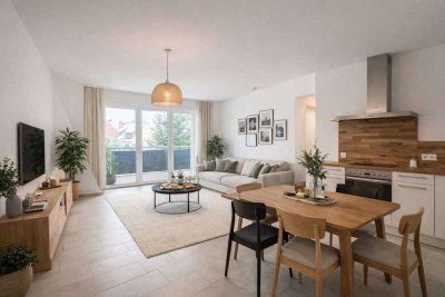Attraktive 3 Zimmer Eigentumswohnung mit  Südost - Balkon in Aschaffenburg
