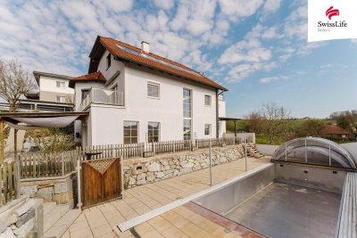 Wohntraum mit Extras: Pool 10x4, XXL-Terrasse mit Ausblick &amp; Doppelgarage