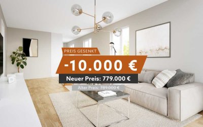 Familien-Domizil mit großem Wohnbereich, Balkon und Sanitärausstattung von Markenherstellern