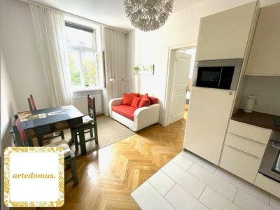 ALL INCLUSIVE! FULLY FURNISHED DESIGNER (STUDENT/ EXPAT-) APARTMENT near LASSALLESTRASSE - PRATER - WU! Luxusmöblierte 2 Zi DESIGNER (STUDENTEN/ DIENST-)WOHNUNG in zentraler Lage nahe Lassallestrasse u, WU ! KURZZEITMIETE! SHORT TIME POSSIBLE!