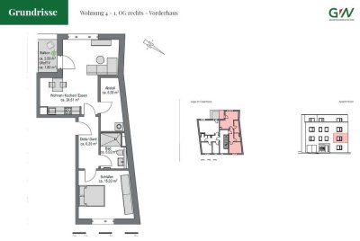 Neubau-Erstbezug (!) Etagen-Whg. in urbaner Lage von Hamburg-Lurup