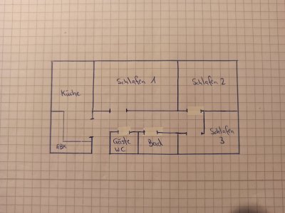 Helle schöne 3 ZKB DG Wohnung mit EBK