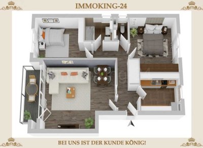 ERDGESCHOSSWOHNUNG IN TOP ZENTRUMS- LAGE! INKL. TIEFGARAGE ++ SONNENBALKON ++