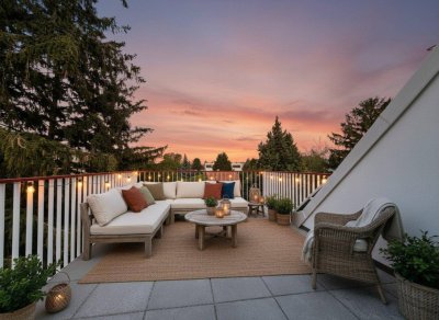 Stilvolle Ausstattung mit 16m² Außenfläche - RUHELAGE TRIFFT WOHNGENUSS – Stilvolle Ausstattung – Wohnen im Grünen