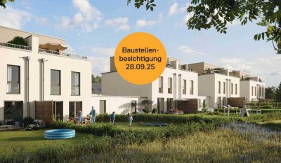 Modernes Doppelhaus mit Garten inklusive Grundstück