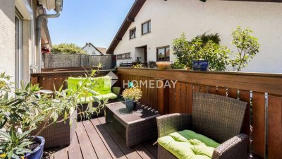 Charmantes Reihenendhaus mit Kaminofen, Südwest-Balkon und idyllischem Garten