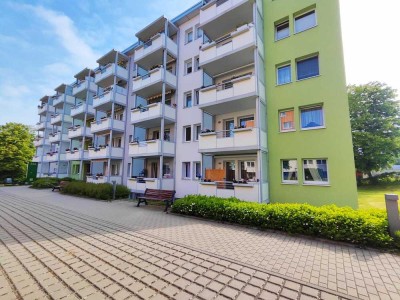 Geräumige 2-Raum-Wohnung mit Balkon, ebenerdig erreichbar