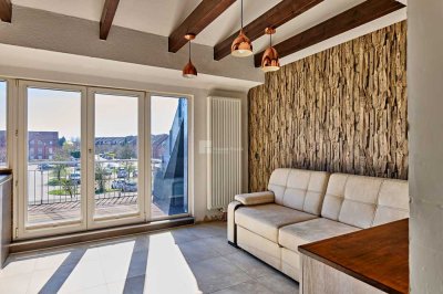 Maisonette mit Galerie - 3-Zimmer-Wohngefühl -
Wohnung - Loggia - Spitzboden - flexiblem Raumkonzep