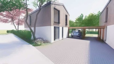 MIT GRUNDSTÜCK Architekten-Einfamilienhaus in idyllischer Lage, Massivbau / KFW40 / LWWP