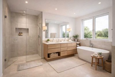 Weißensee: ERSTBEZUG im EIGENEN HAUS - per SOFORT: 5-Zimmer + 3 Bäder + TERRASSE +  BALKON + GARTEN