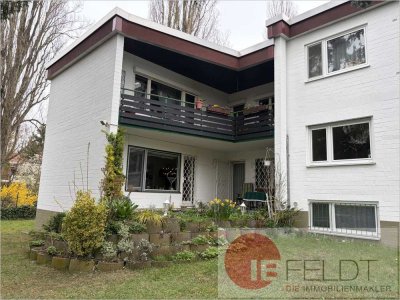 Wohnen wie im Reihenhaus: Gepflegte 4-Zimmer-Wohnung mit Terrasse und Gartenzugang